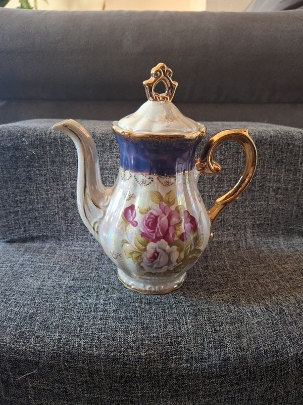 Vintage Hand Painted China Teapot - hand painted in Japan