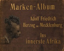 Marken-Album "Ins Innerste Afrika" Mecklenburg Kolonie Deutsch-Ostafrika / DOA