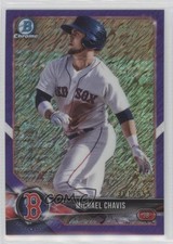 2018 Bowman Chrome Prospects Purple Shimmer Refractor 361/655 Michael Chavis 6o3