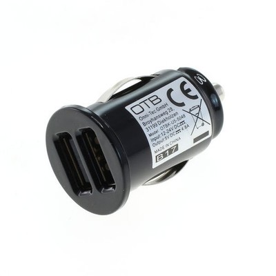 KFZ Ladeadapter USB Dual 4,8A max 2x 2.4At Auto-ID Ladegerät Zigarettenanzünder