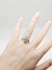 Uncas Sterling Silver CZ Cross Ring Size 8 — photo 9