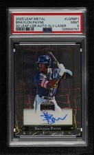 2025 Leaf Metal 92 LGR Silver Laser 4/5 Braylon Payne PSA 9 MINT Auto 8d2