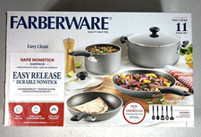 Farberware Easy Clean 11-Piece Nonstick Cookw...