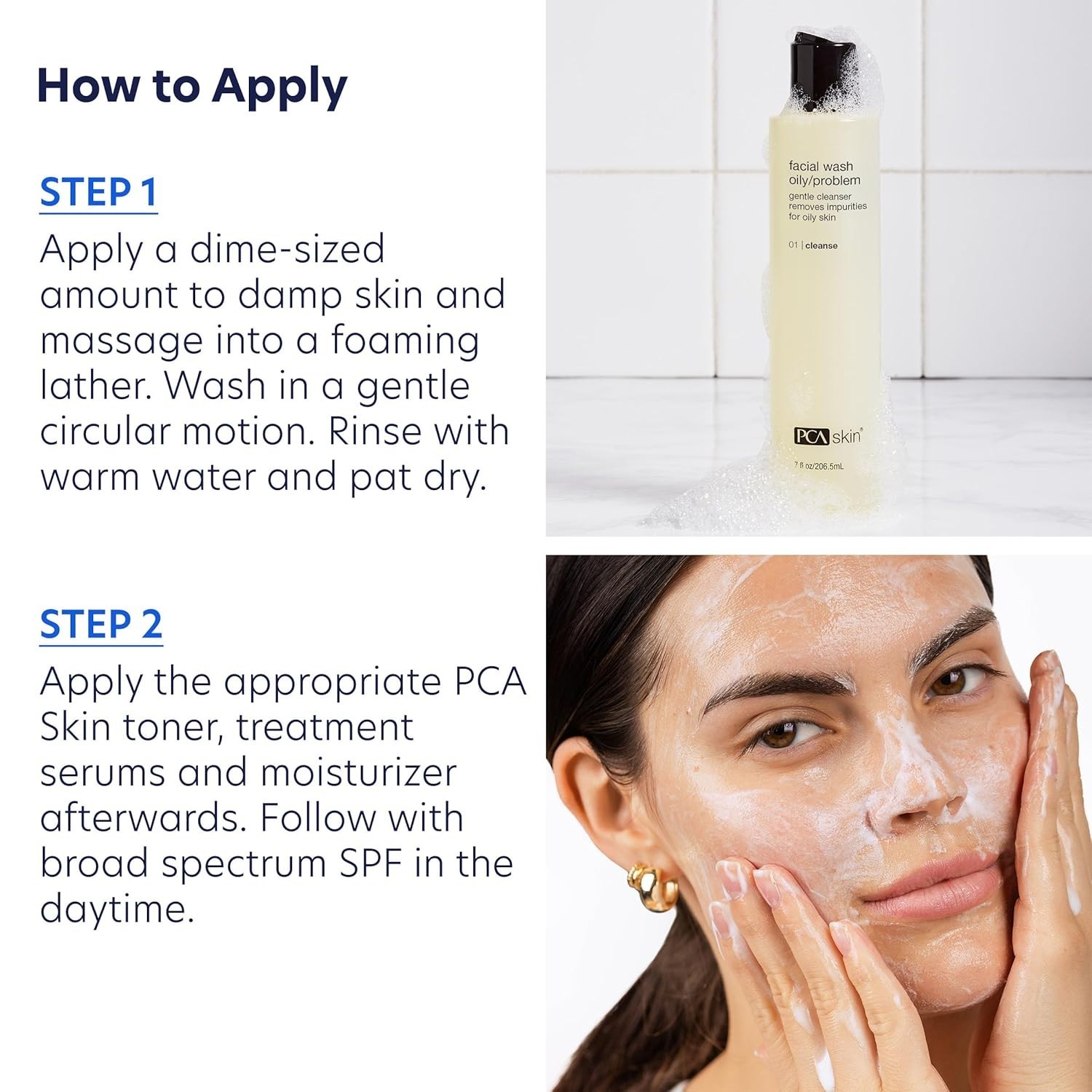 Gentle Face Wash for Oily Skin, Minimizes Breakouts