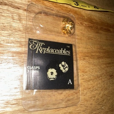 24k Gold Plated Earring Back Replacements