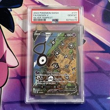 Pokemon Card | PSA 10 Unown V 177/195 Alt Art Rare Silver Tempest 2022