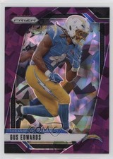 2024 Panini Prizm Purple Ice Prizm 166/225 Gus Edwards #158 0q3