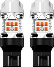 LASFIT T3 7440 7443 LED Turn Signal Amber, Super Bright 4000LM 7443, Amber