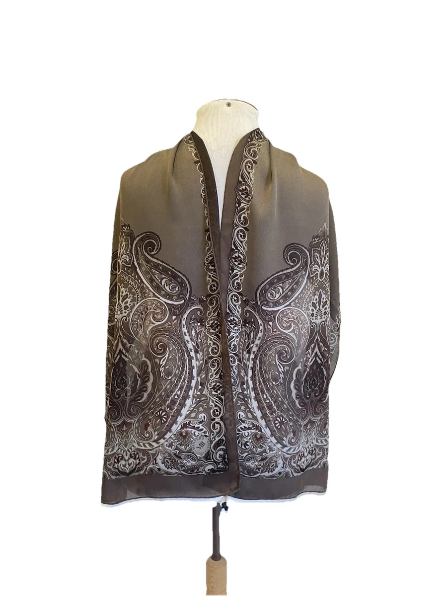 Mantero Foulard en Soie Vintage Horloges ( FL09/31/10-24B