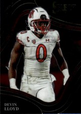 2022 Panini Select Draft Picks Devin Lloyd #199 Blue (Retail Base) Utah Utes 2L