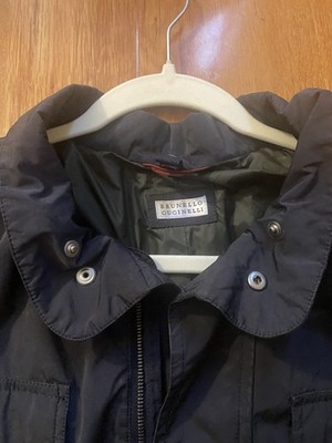 Brunello Cucinelli navy Utility/Field jacket - Size Medium
