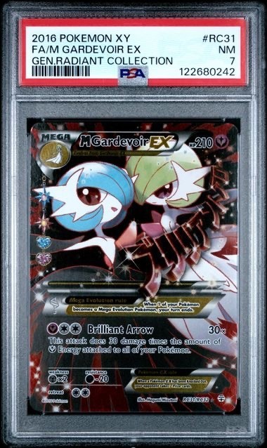 ポケモンカードゲーム 2016 Gardevoir EX NM-MT RC31 M GARDEVOIR EX Mega #RC31 PSA 7 • 2016 Generations Radiant