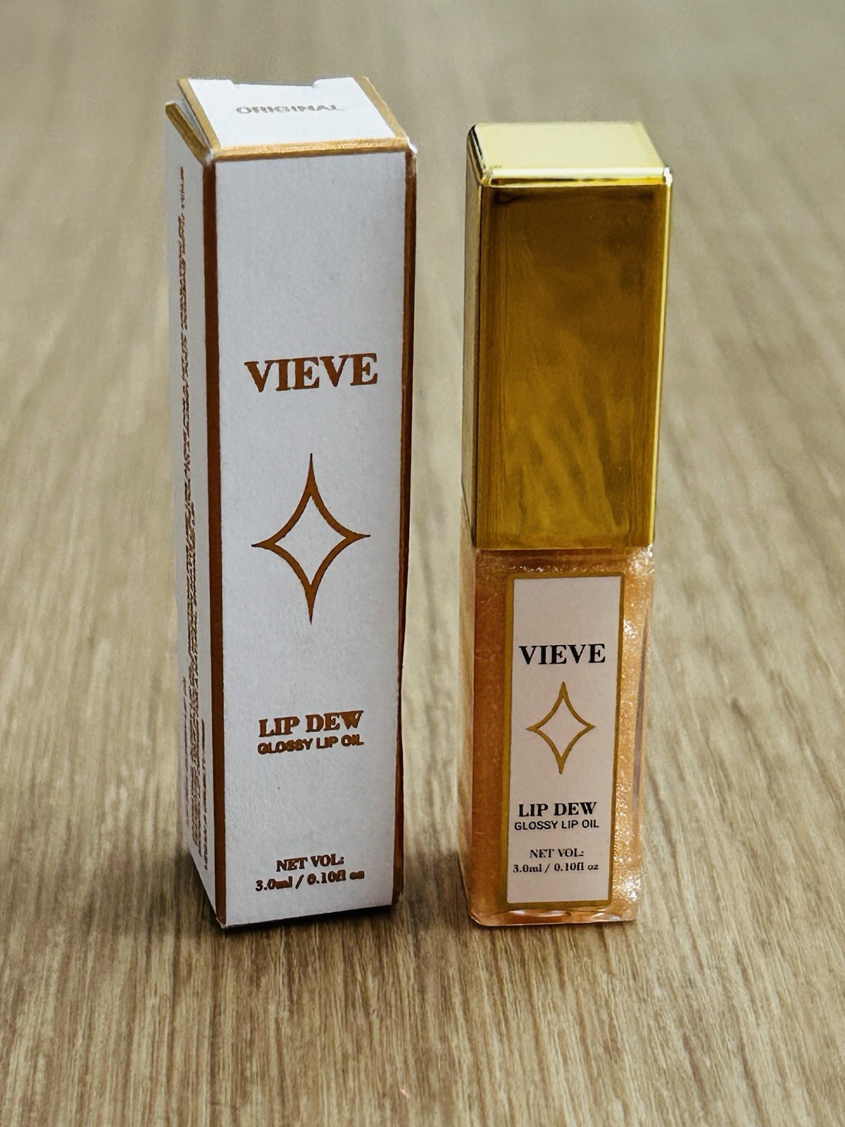 Vieve Lip Dew Glossy Lip Oil ORIGINAL 3ml Travel Size Mini