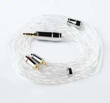 keephifi Earphone Cable-KBEAR Limpid 4 Core Upgraded Cable 4N Purity Silver