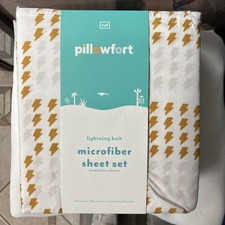 Pillowfort Microfiber Kids' Sheet Set Yellow - Full Size