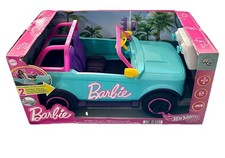 BARBIE HOT WHEELS RC SUV - Remote Control Car Fits 2 Dolls NEW IN BOX FREE SHIP