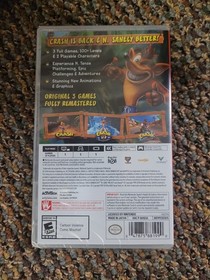 Crash Bandicoot N. Sane Trilogy insane 3 games Nintendo Switch BRAND NEW
