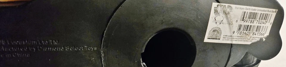 Diamond Select Star Wars Darth Vader (Unmasked) Bust Vinyl Bank RARE HTF 2009 - Image 3 of 3