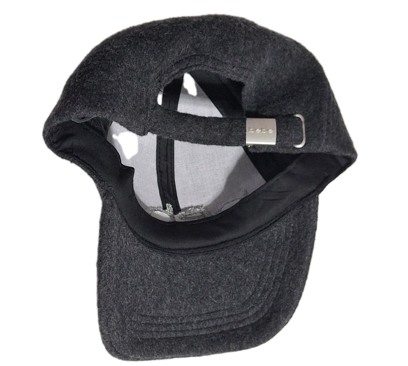 Bebe Adjustable Hat Cap Solid Charcoal Gray One S… - image 7