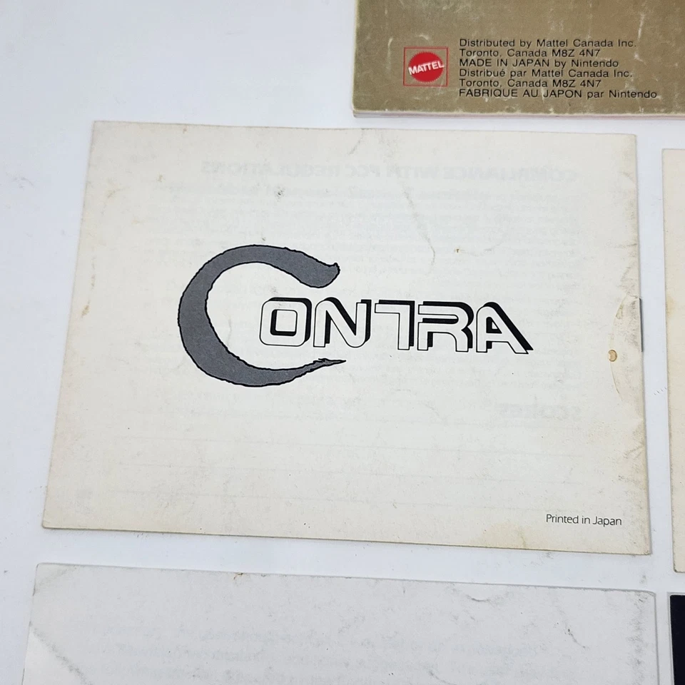 5 Official Nintendo NES Manuals (Zelda, Jackal, Contra, Low G Man, Paperboy) - Image 4 of 4