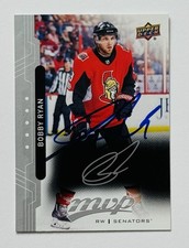 Bobby Ryan Ottawa Autographed 2018-19 Upper Deck MVP Silver Script Card #179 COA