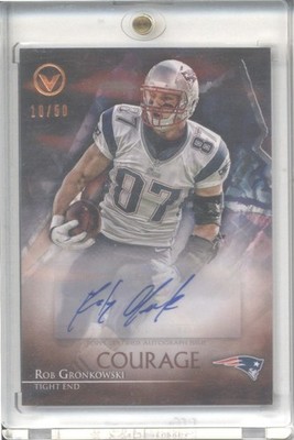 2014 Topps Valor ROB GRONKOWSKI #VA-RG Autograph /50 Patriots Auto