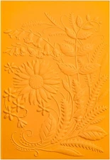 BAOFALI 3D Embossing Folders 6.3 inches x 4.5 inches, Sunflowers Leaves 