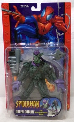 2003 ToyBiz Marvel Spider-Man Green Goblin Missile Glider Actionfigur 6''