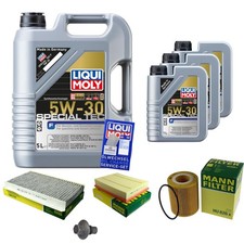 MANN Inspektionspaket 8L Liqui Moly 5W-30 für Land Rover Discovery IV 3.0 SDV6 MANN Inspektionspaket 8L Liqui Moly 5W-30 für Land Rover Discovery IV 3.0 SDV6