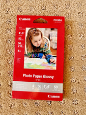 Canon GP-601 Glossy Photo Paper 4x6 50 Sheets PIXMA Inkjet Printer Paper