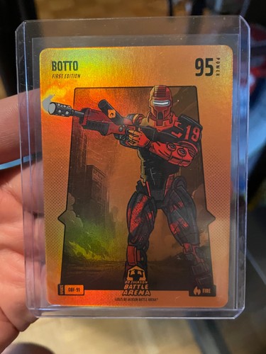 2025 Bo Battle Arena Update Botto Joey Votto Orange Fire Foil