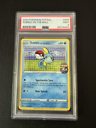Sobble on the Ball graded PSA 9 for sale on eBay