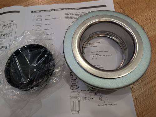 American Standard Food Waste Disposer: Sink Flange, Upper Mount Ring ...