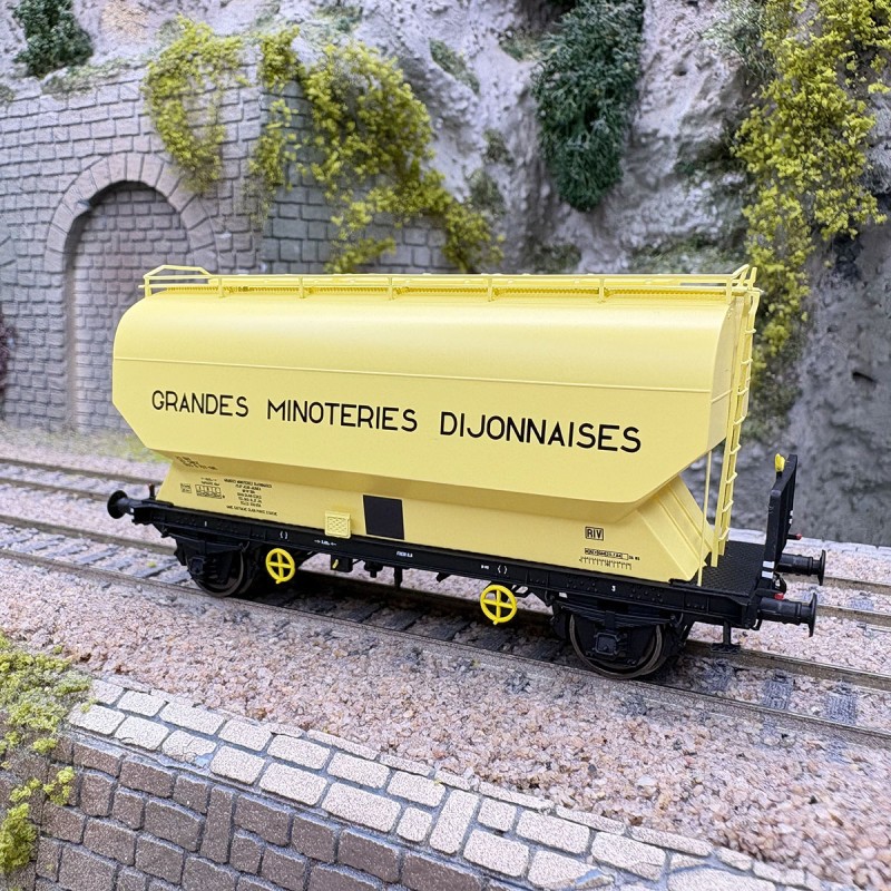 Wagon céréalier Fauvet-Girel SNCF Ep IV train miniature HO echelle 1/87