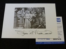 OLIVIA DE HAVILLAND signed autograph signed on 10x15 cm index card ACOA COA