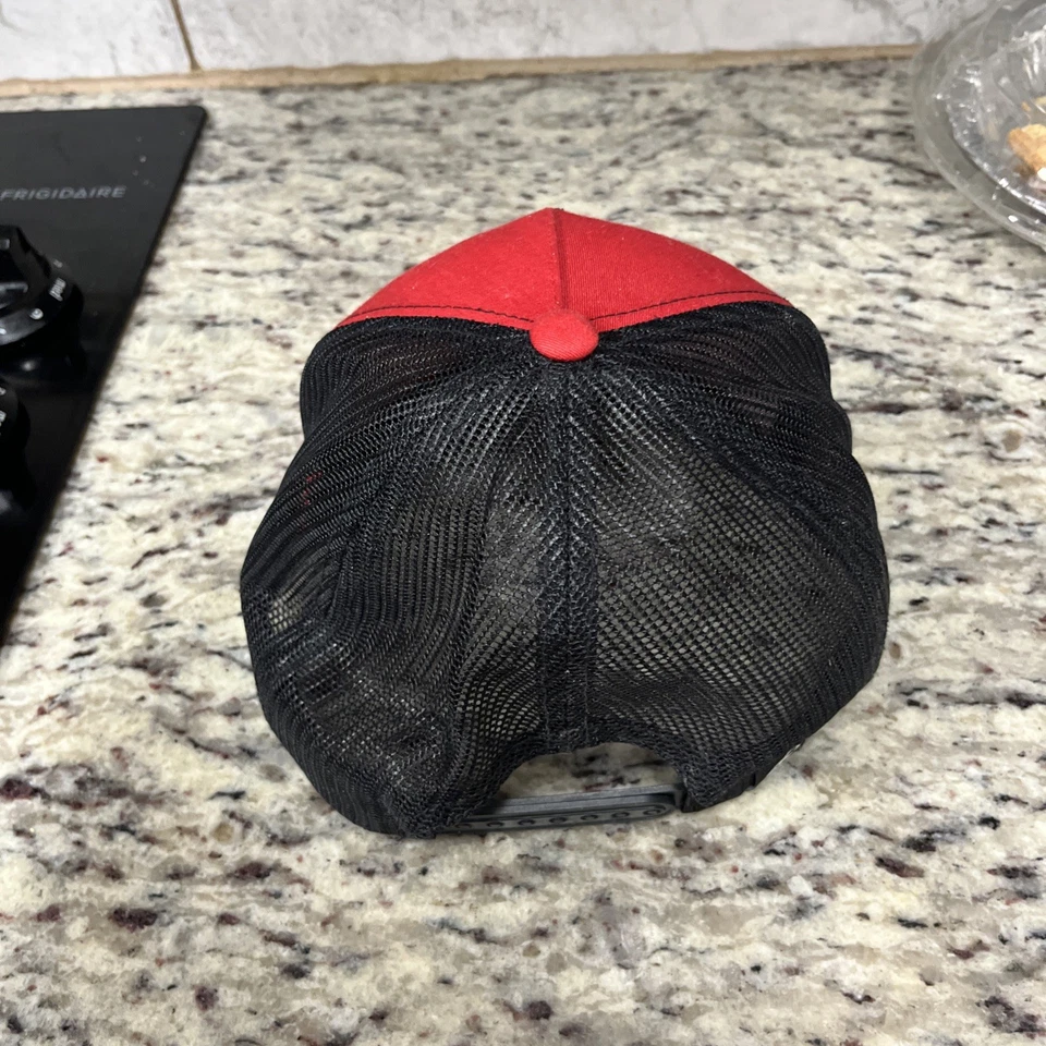 HONDA FX snapback hat / red-black. Never Worn. - Image 3 of 4