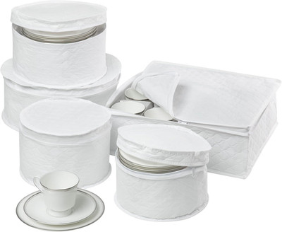 Dinnerware Storage Containers Set, Perfect for Dish Storage, China Storage, and