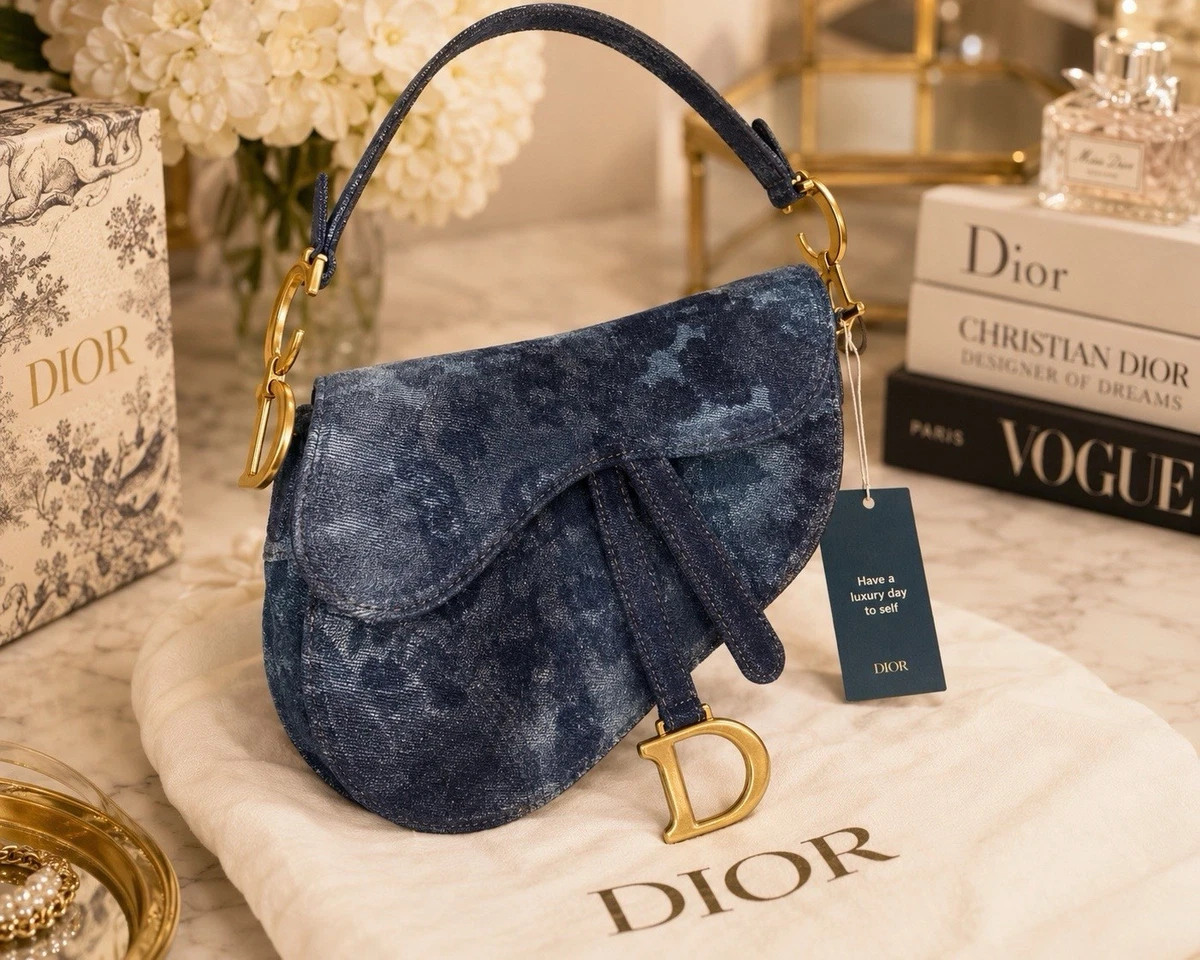 Dior Denim Exterior Shoulder Bags Bags & Handbags for Women for