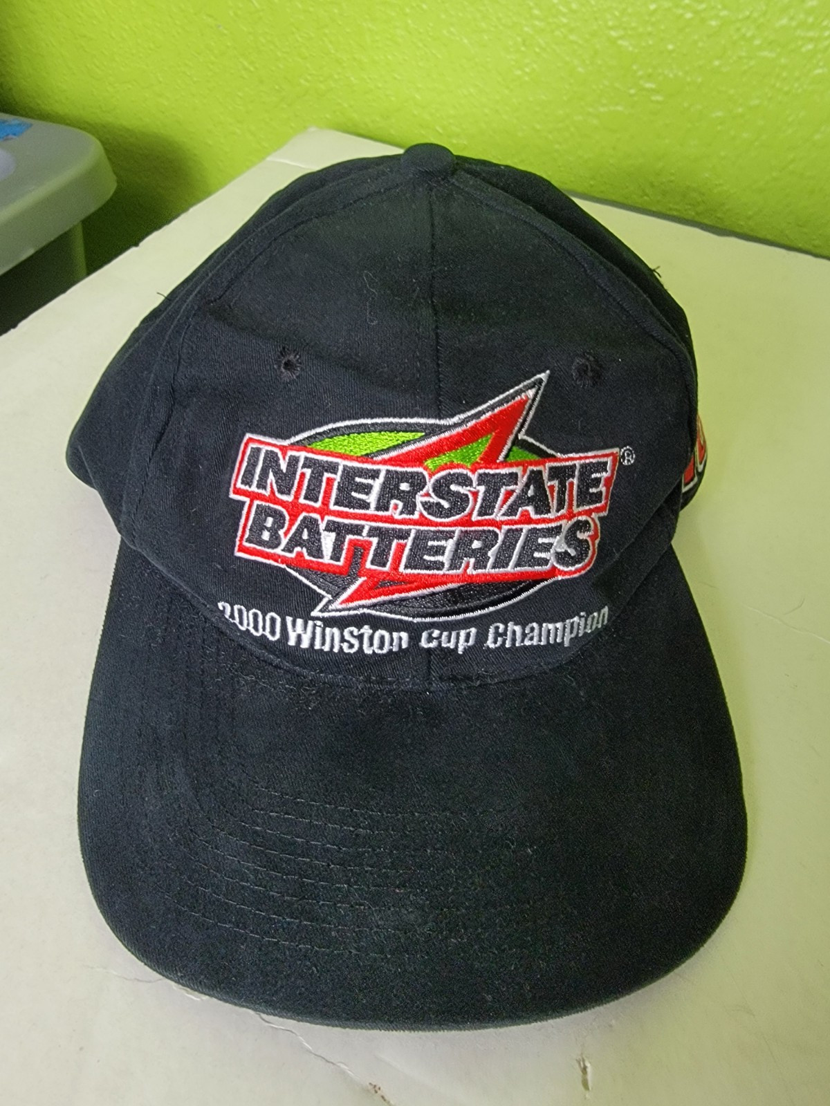 Interstate 2000 Winston Cup Champion #18 Snapback Hat Bobby LaBonte Cap VTG