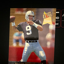 Fleer 1993 Fleer Ultra Billy Joe Hobert Rookie #218 Los Angeles Raiders Card. rookie card picture
