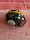 John Stallworth signed Steelers mini helmet auto with coa sticker