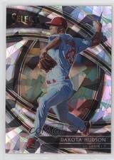 2020 Panini Select Premier Cracked Ice Prizm 18/25 Dakota Hudson #144 b8r