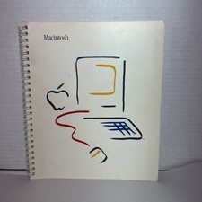 Vintage 1984 Apple Macintosh User  s Guide Spiral Manual 160 pages