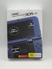 New Nintendo 3DS XL Blue Handheld System Box Boxed AUS PAL Very Good Condition