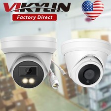 Vikylin Full Color/IR30M MINI Turret Network 8MP 4K POE IP Camera MIC Onvif lot