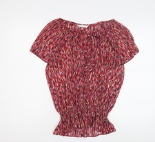 BHS Women's Multicoloured Tunic Blouse - Size 16