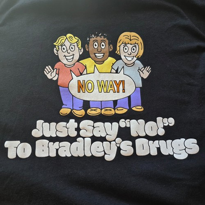 #ad #ad FULLSEND Just Say “No ” To Bradley’s Drugs TShirt Size Men#x27;s L Black $7.50