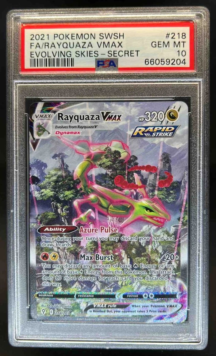 Rayquaza VMAX 218/203 SWSH07: Evolving Skies for sale | eBay