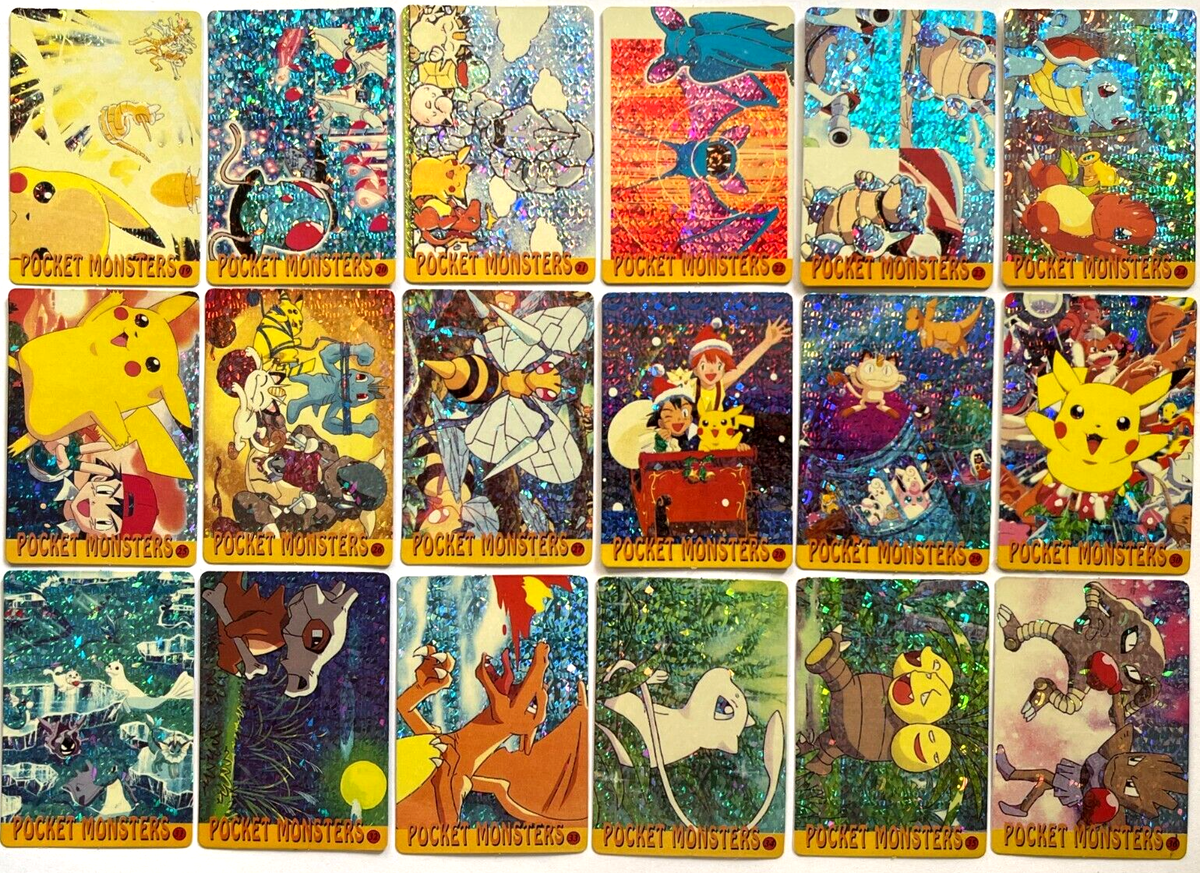1999 POKEMON VENDING Prism Cards - Full Set 36/36 Taiwan Cubone