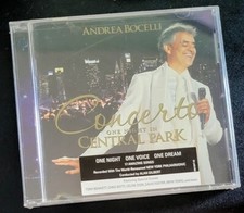Andrea Bocelli - Concerto One Night In Central Park 17 Songs DVD Concert **NEW**